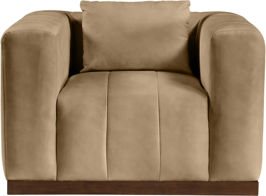 Mallina Vegan Leather Upholstered Accent Chair - Image 40