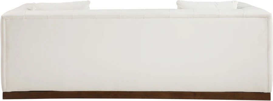 Mallina Vegan Leather Upholstered Sofa - Image 13