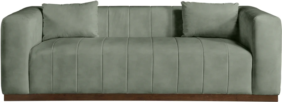 Mallina Vegan Leather Upholstered Sofa - Image 20