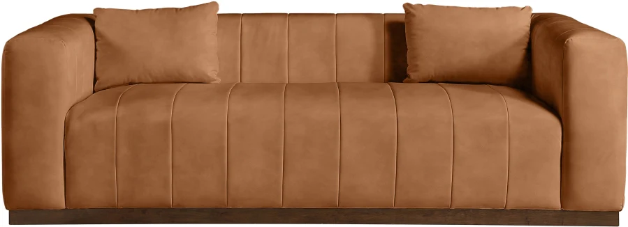 Mallina Vegan Leather Upholstered Sofa - Image 28