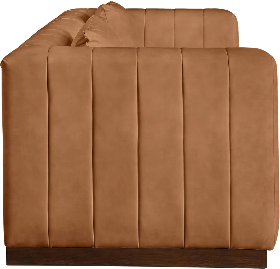 Mallina Vegan Leather Upholstered Sofa - Image 29