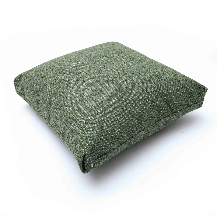 Malolo Green Basketweave Square Vegan-Down Pillow - Image 3