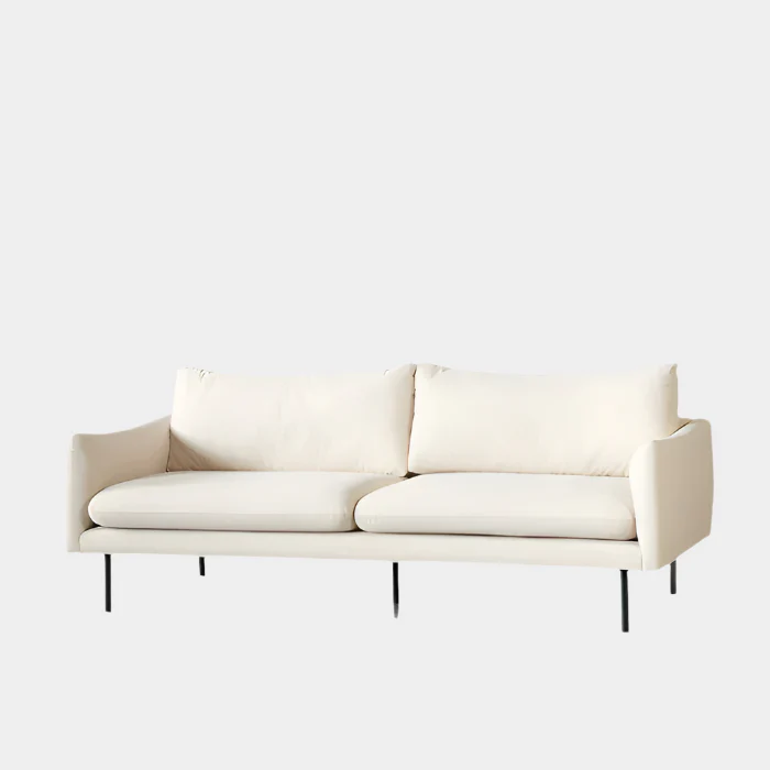 MAPLETON - Beige Fabric 3-Seater Sofa - Image 2