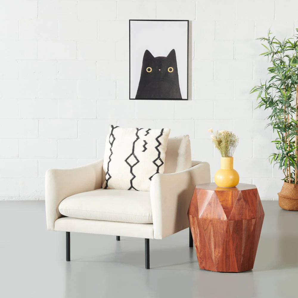 MAPLETON - Beige Fabric Chair - Image 2