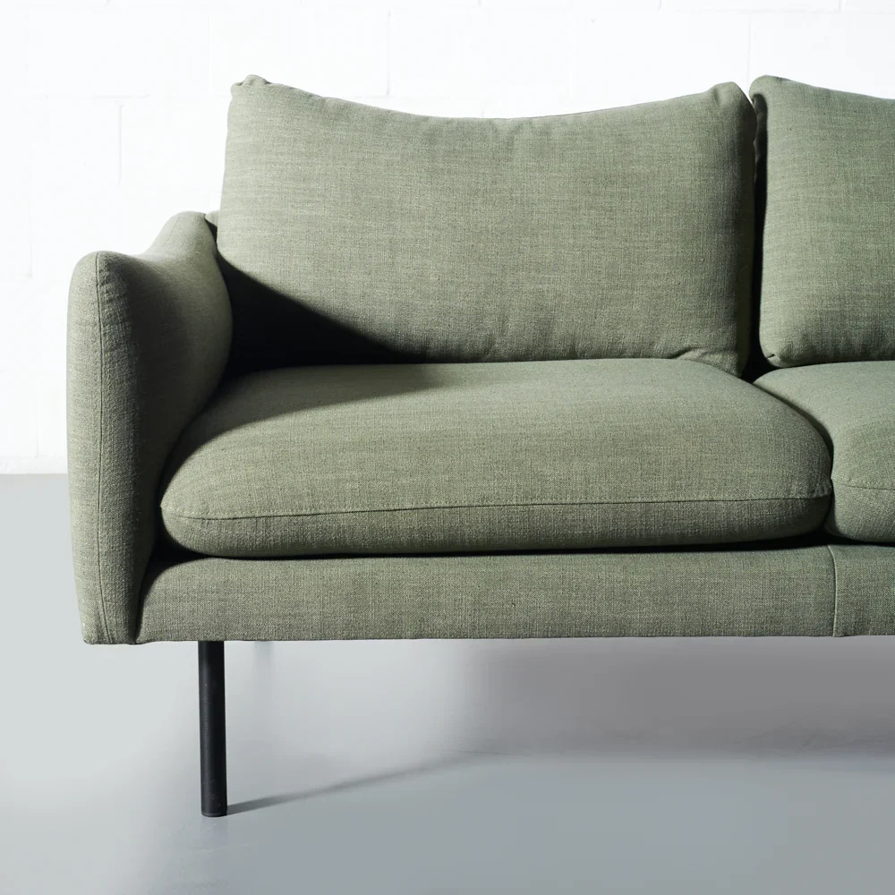 MAPLETON - Green Fabric 2-Seater Sofa - Image 6