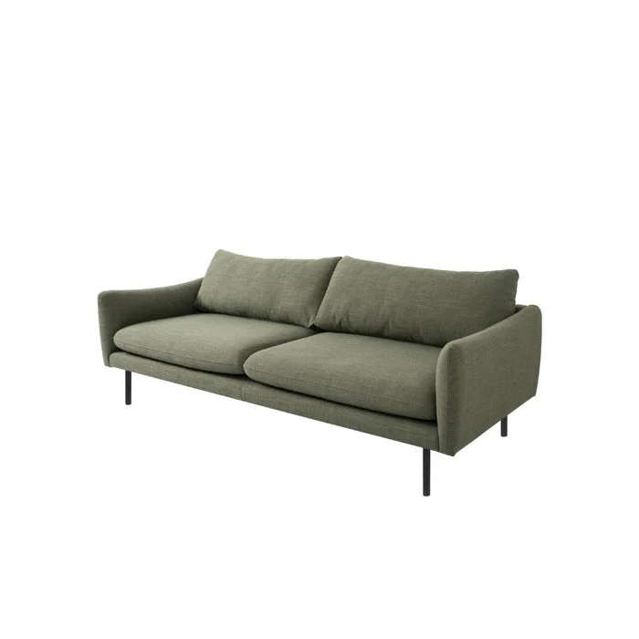 MAPLETON - Green Fabric 3-Seater Sofa - Image 2