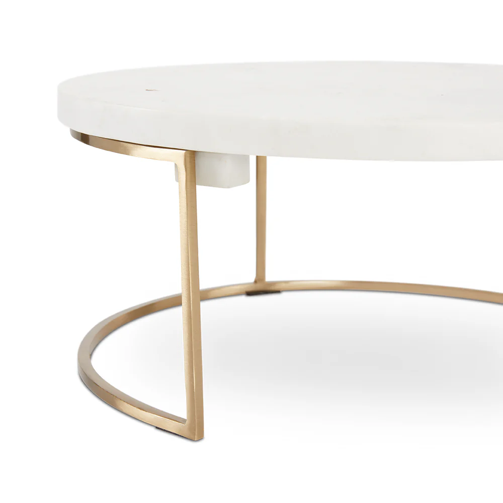 Marble Nesting Servers (Set of 2) - Image 3