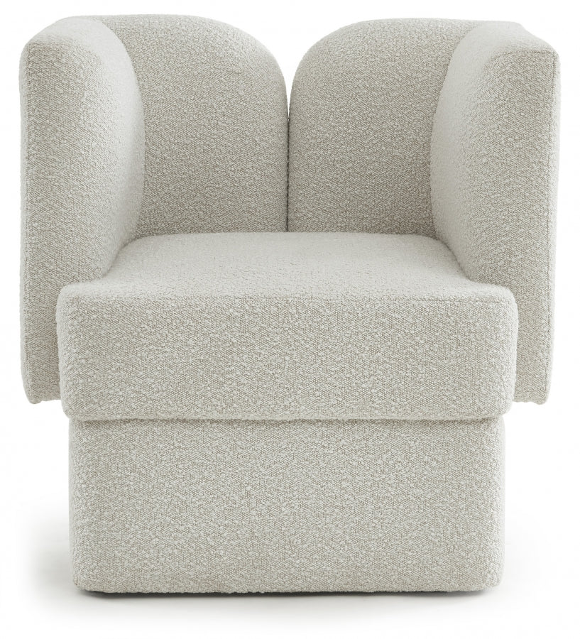 Marcel Boucle Fabric Upholstered Chair - Image 14