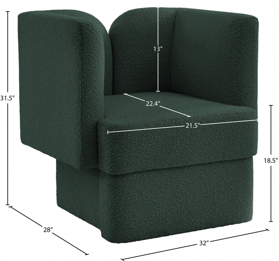 Marcel Boucle Fabric Upholstered Chair - Image 26