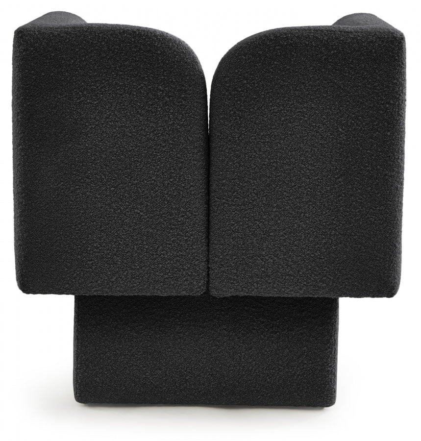 Marcel Boucle Fabric Upholstered Chair - Image 3