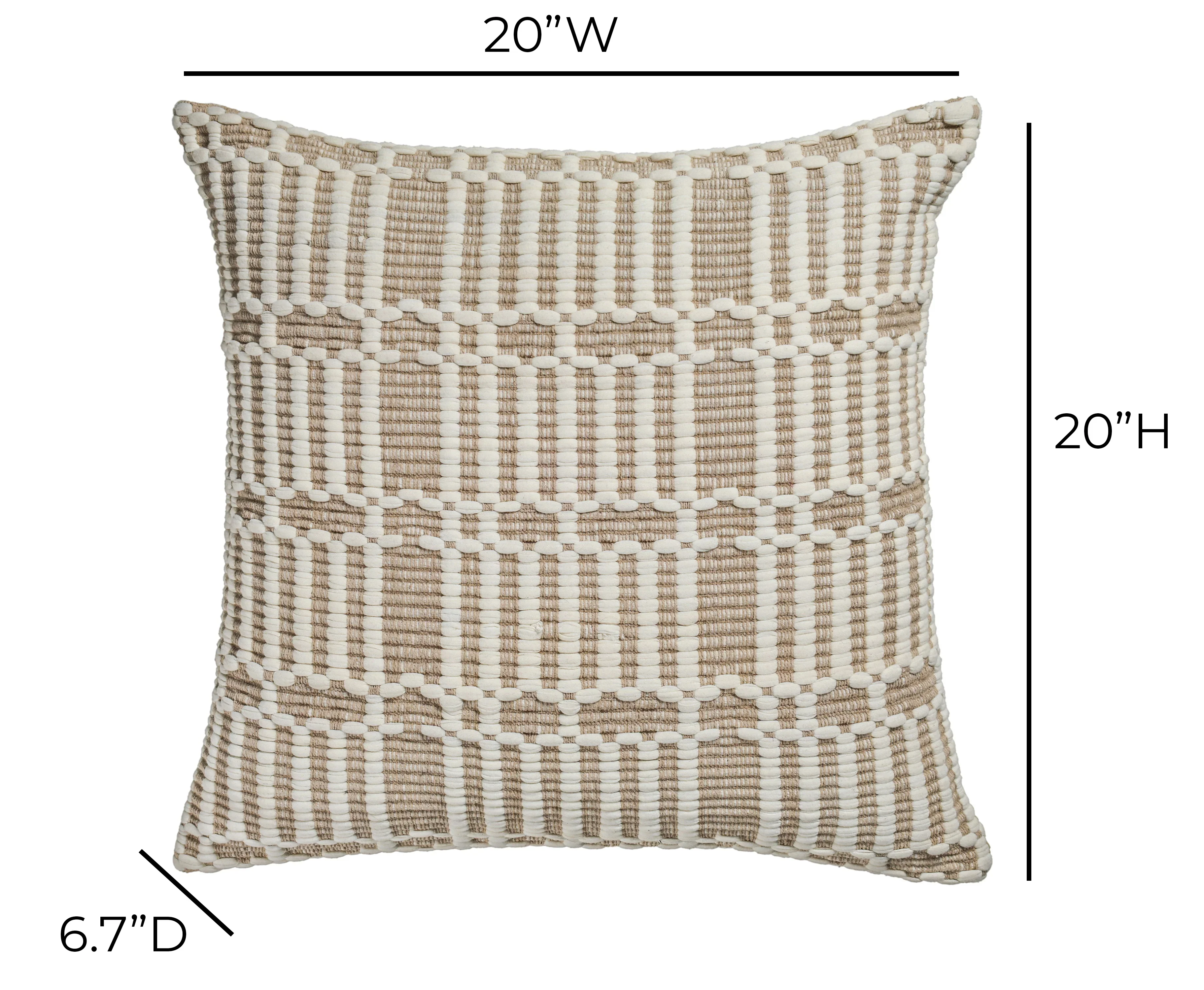 Maresh 20" Square Woven Throw Pillow - Image 18