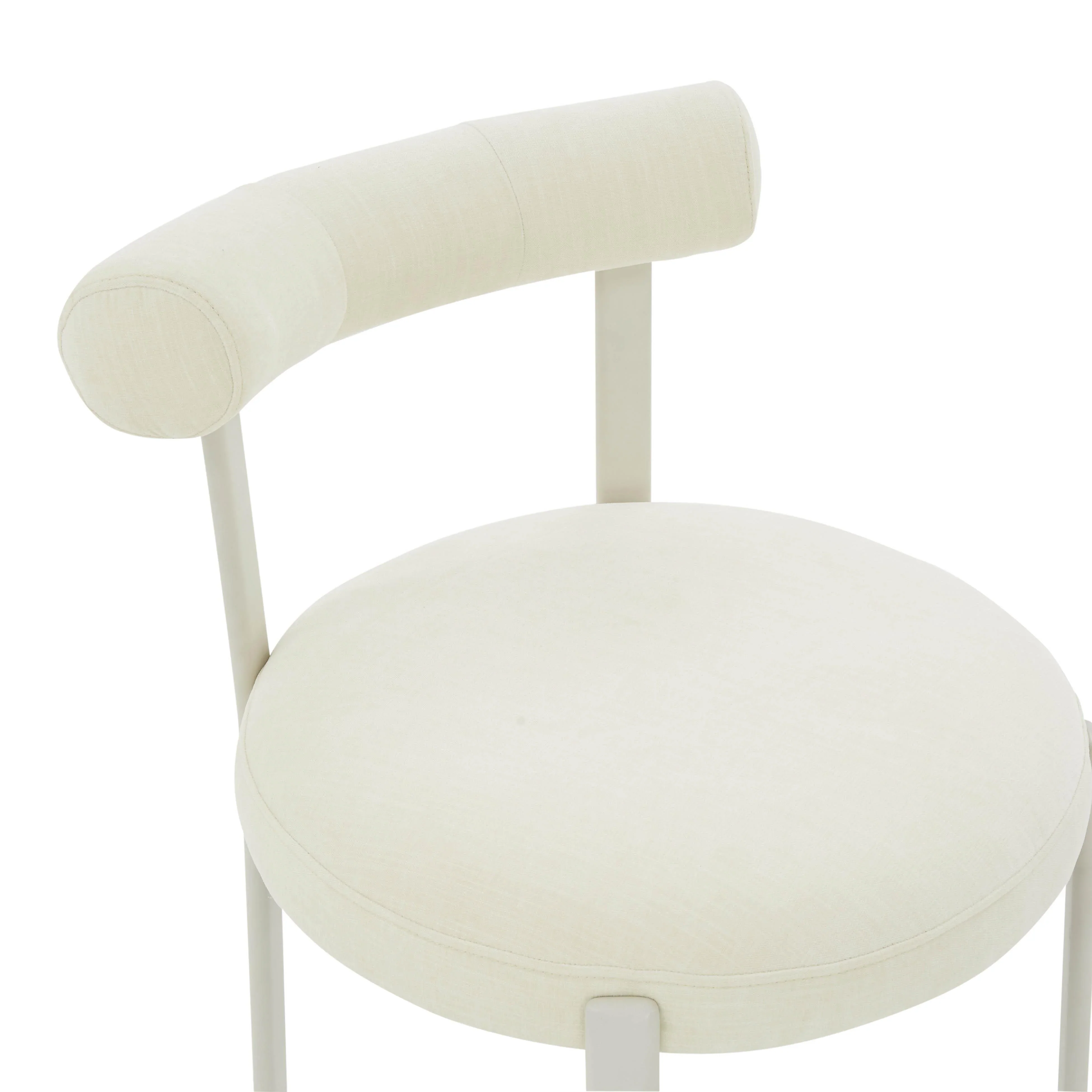 Margaret Performance Chenille Bolster Back Dining Chair - Image 11