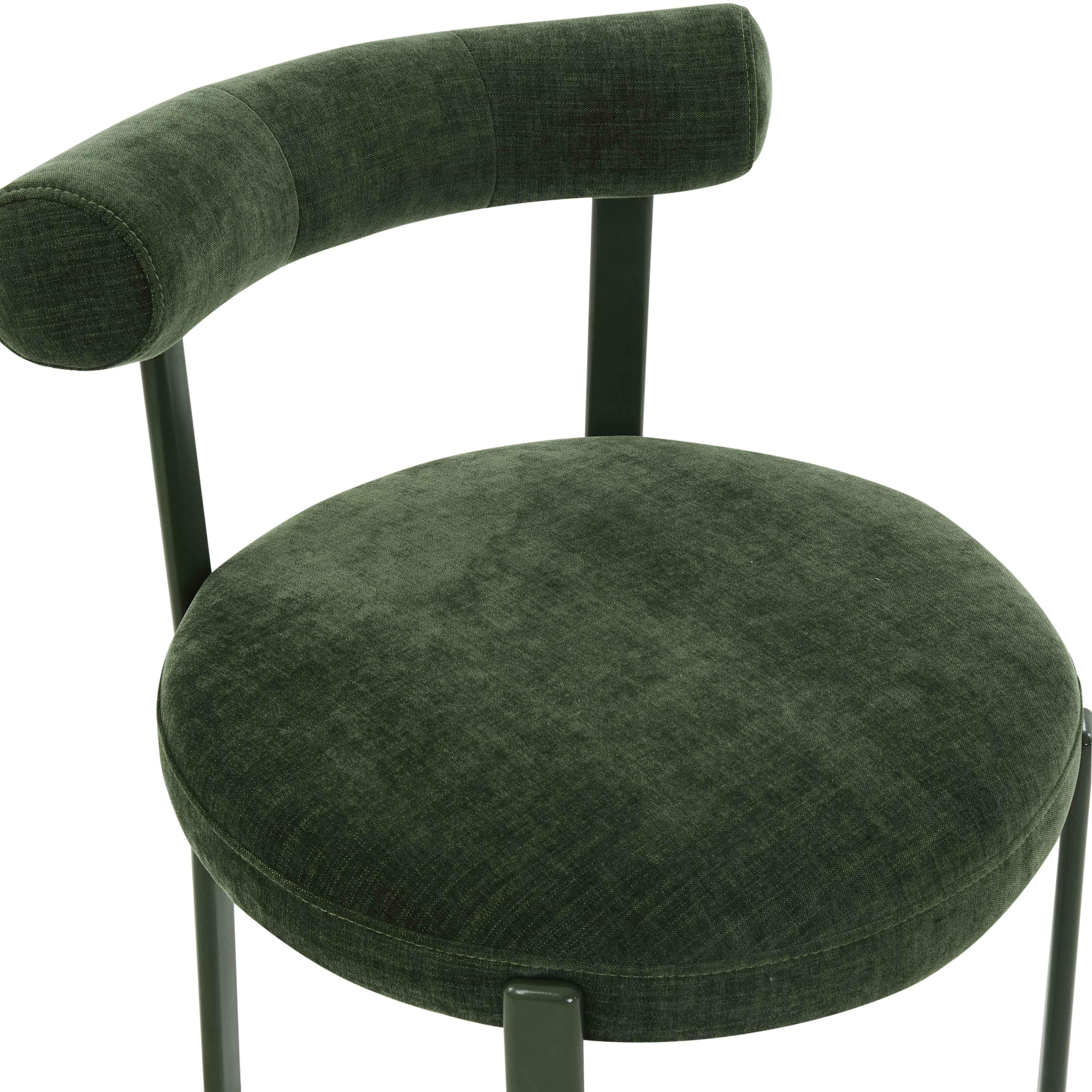 Margaret Performance Chenille Bolster Back Dining Chair - Image 5