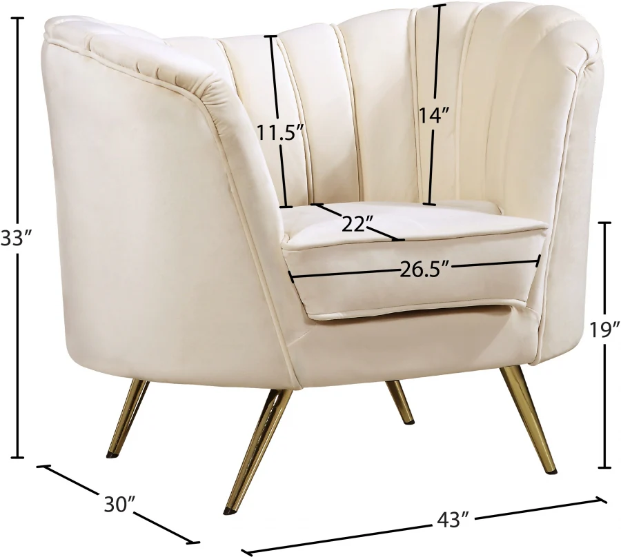Margo Velvet Upholstered Chair - Image 19