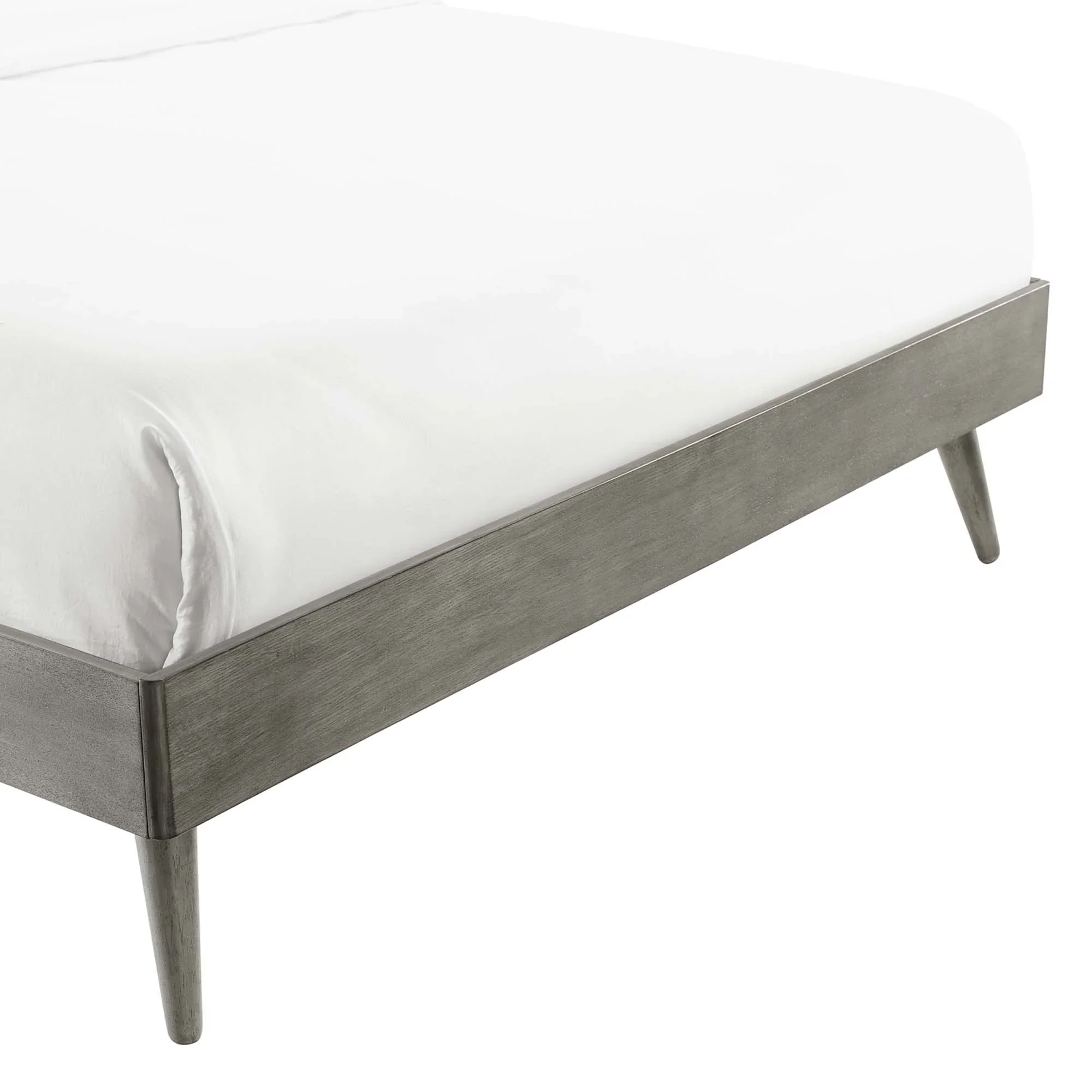 Margo Wood Platform Bed Frame - Image 5