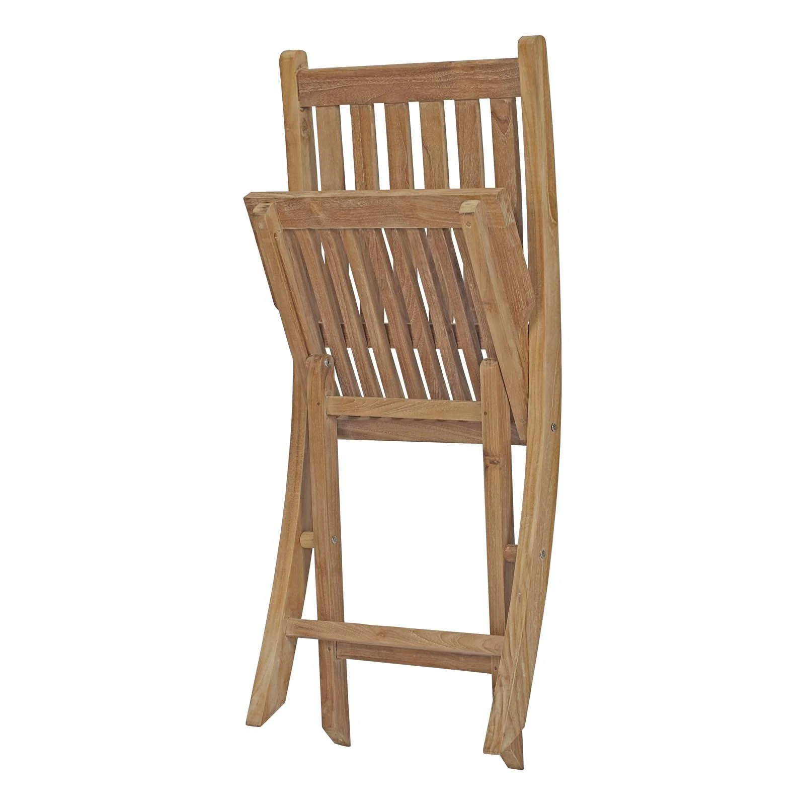 Marina 11 Piece Outdoor Patio Teak Dining Set in Natural - Image 6