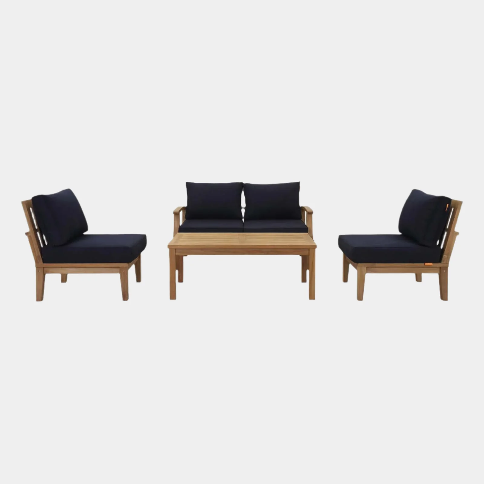 Marina 5 Piece Outdoor Patio Teak Set - Image 10