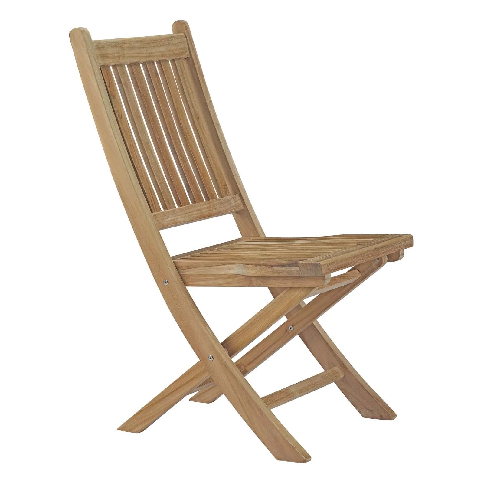 Marina 7 Piece Outdoor Patio Teak Dining Set in Natural - Image 3
