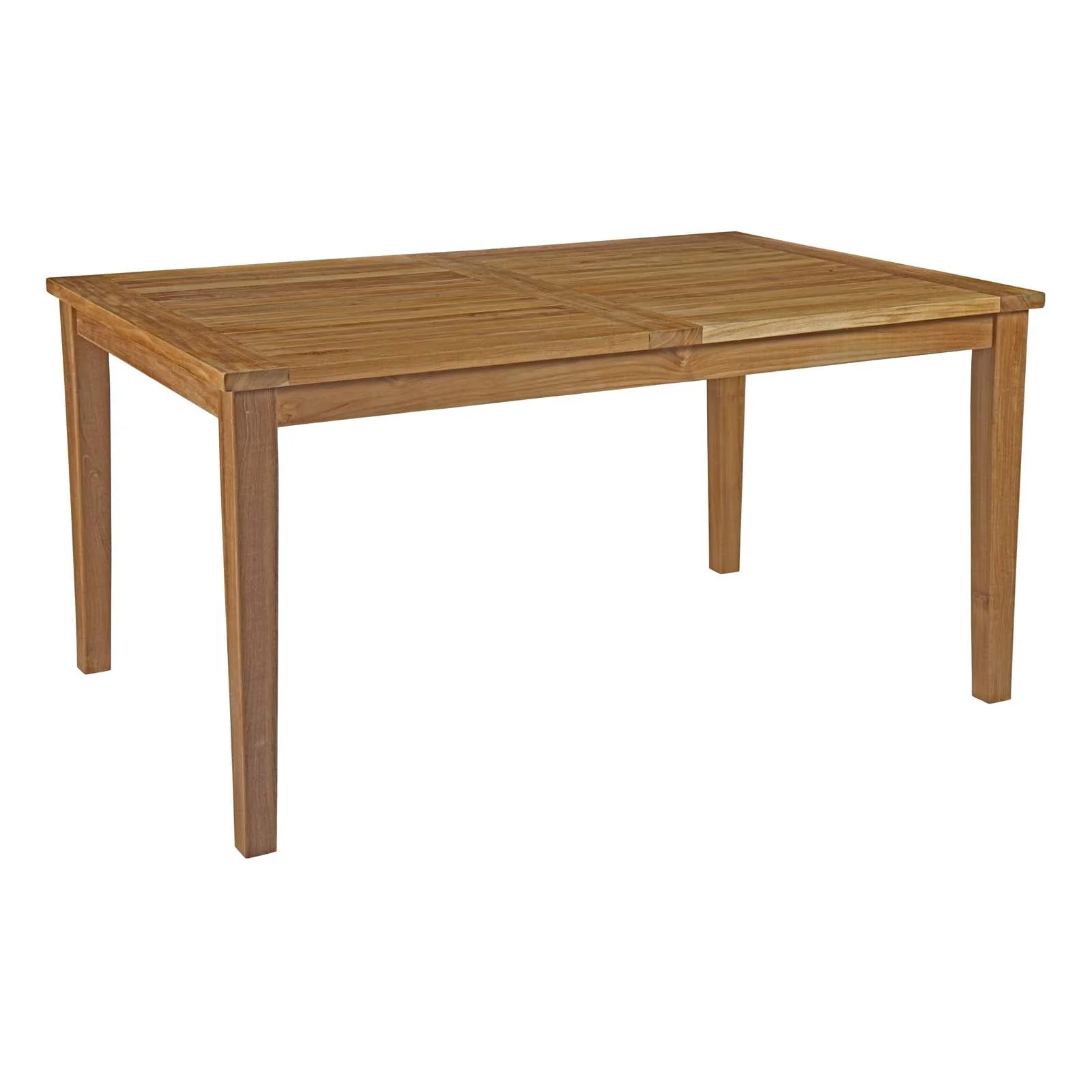 Marina 7 Piece Outdoor Patio Teak Dining Set in Natural - Image 7