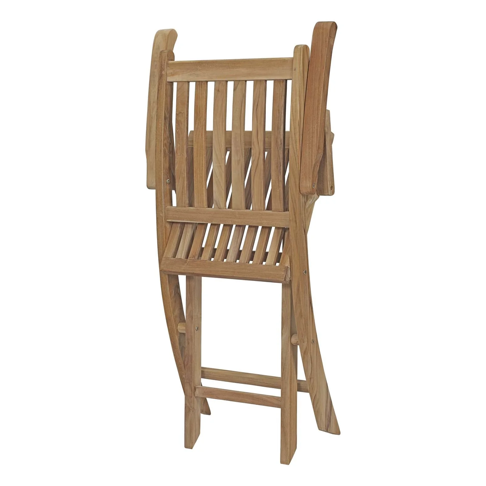 Marina 7 Piece Outdoor Patio Teak Dining Set in Natural - Image 6
