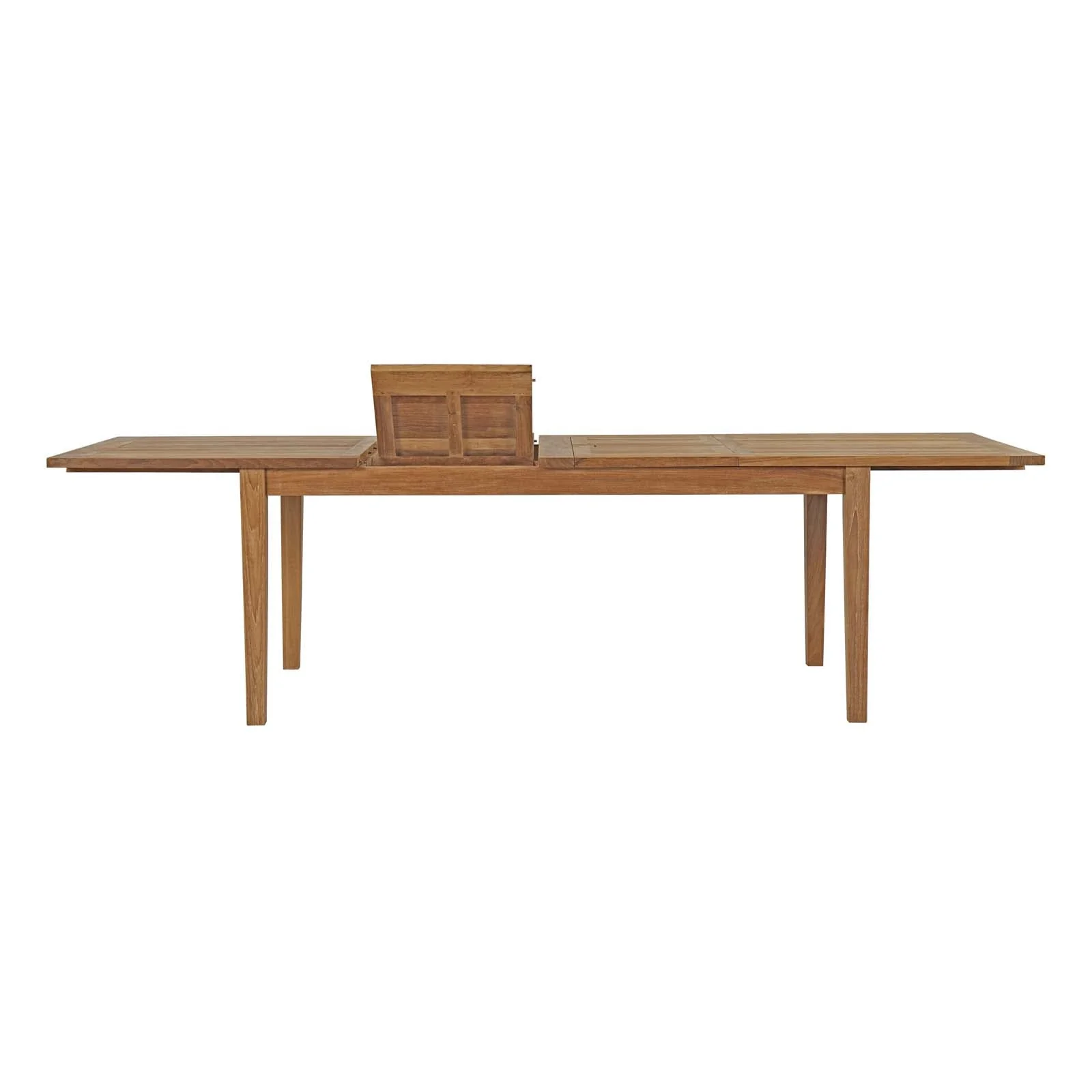 Marina 7 Piece Outdoor Patio Teak Dining Set in Natural White - Image 8