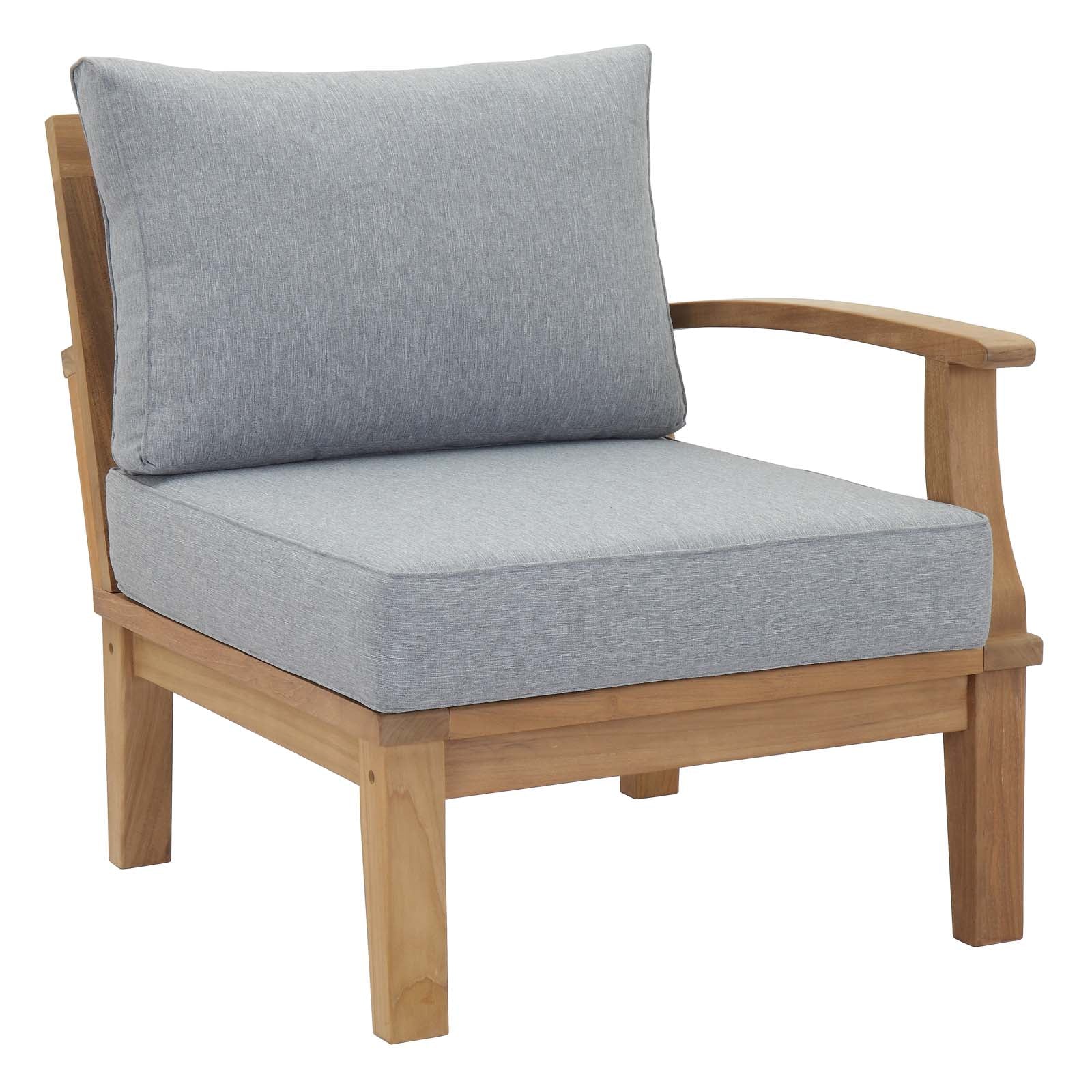 Marina 8 Piece Outdoor Patio Teak Set - Image 5