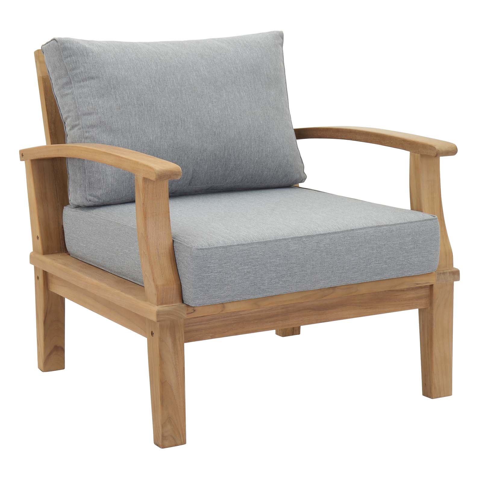 Marina 8 Piece Outdoor Patio Teak Set - Image 3