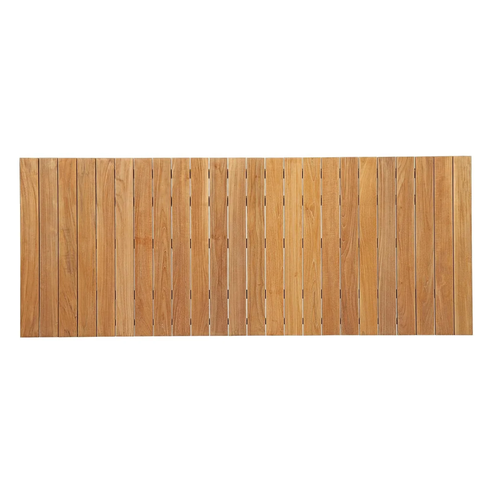 Marina 9 Piece Outdoor Patio Teak Dining Set in Natural - Image 8