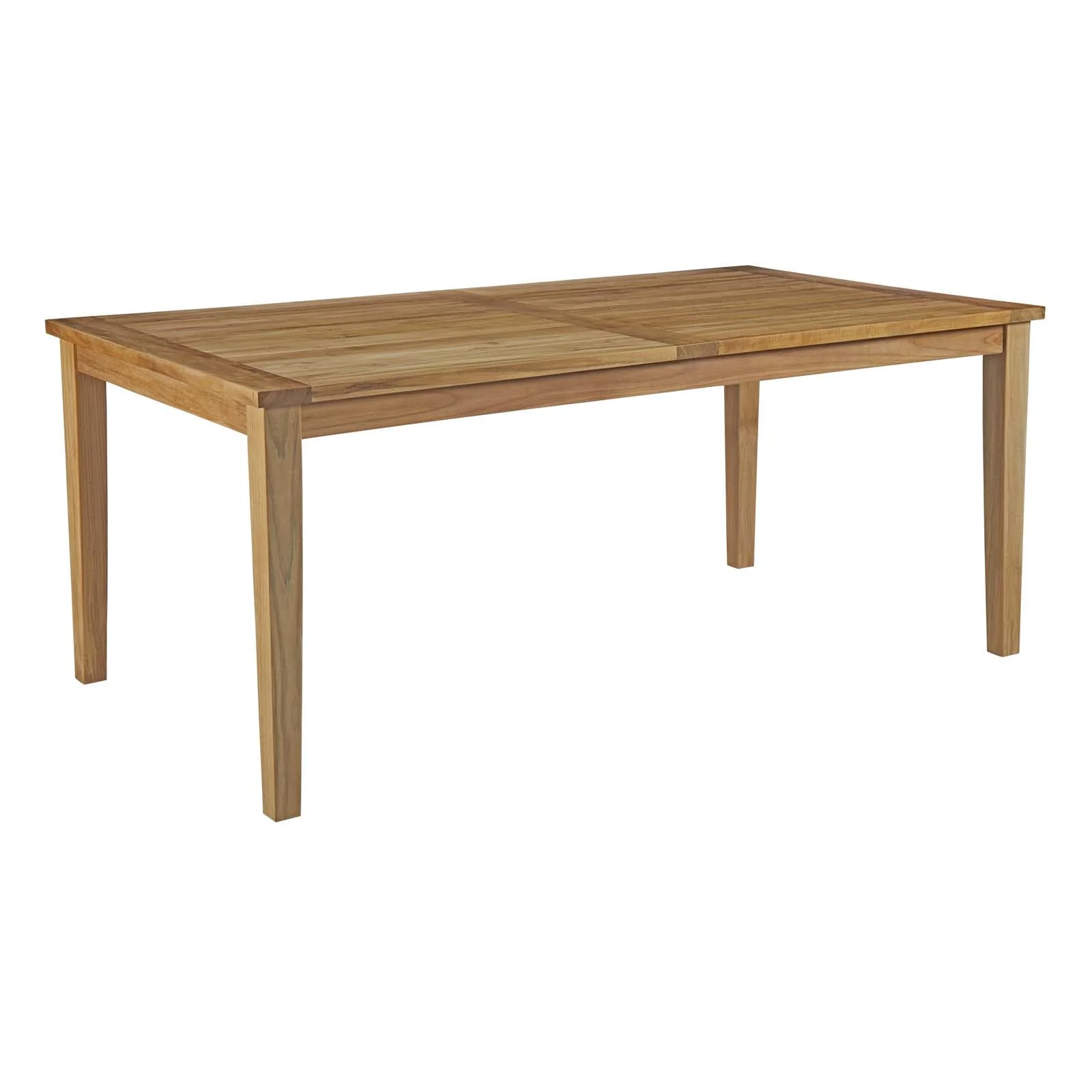 Marina 9 Piece Outdoor Patio Teak Dining Set in Natural - Image 7