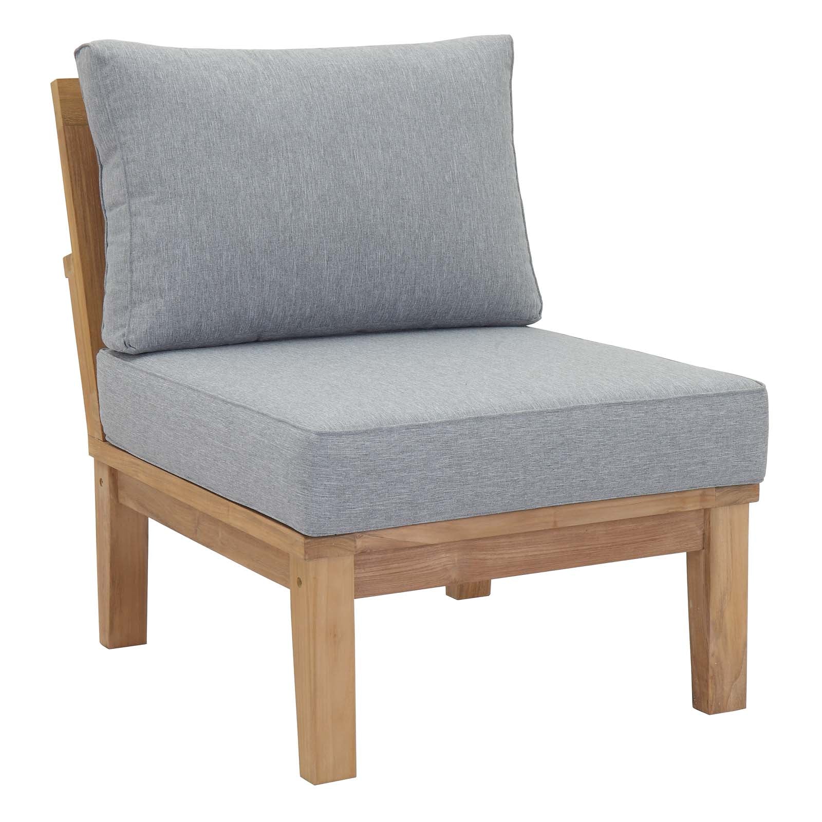 Marina 9 Piece Outdoor Patio Teak Set - Image 6
