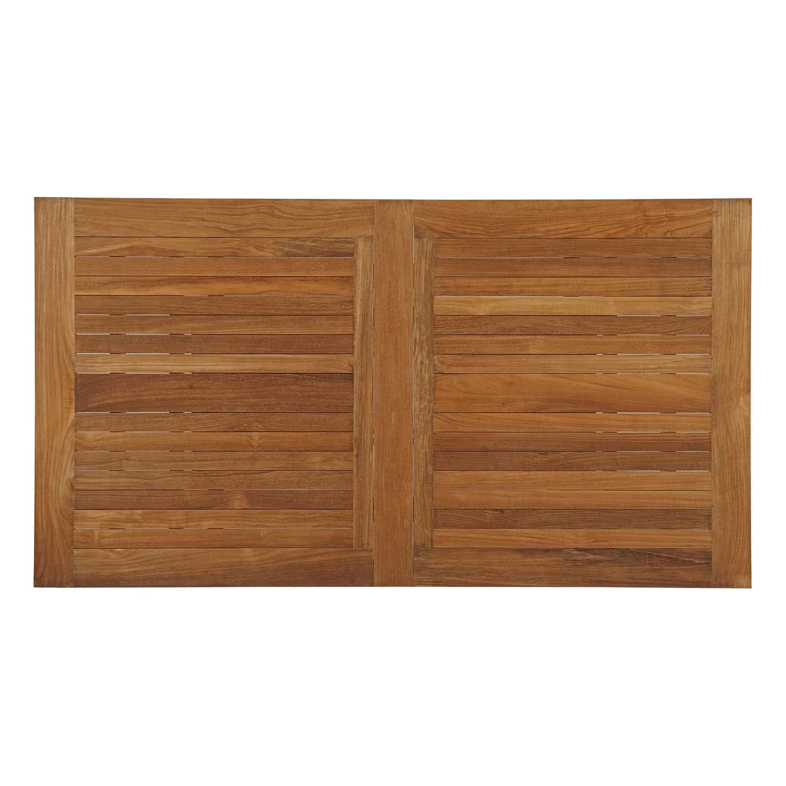 Marina Extendable Outdoor Patio Teak Dining Table in Natural - Image 7