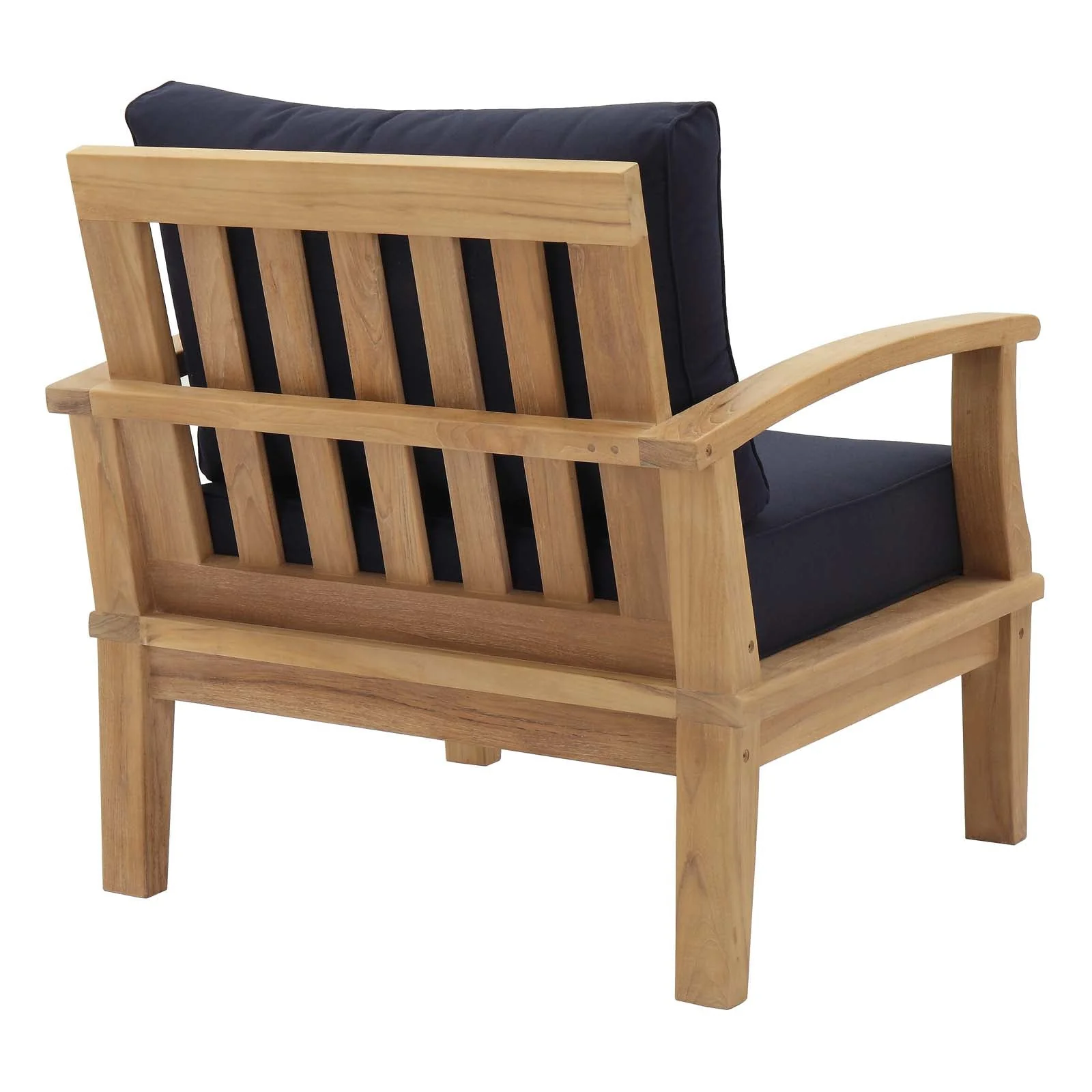 Marina Outdoor Patio Teak Armchair - Image 11