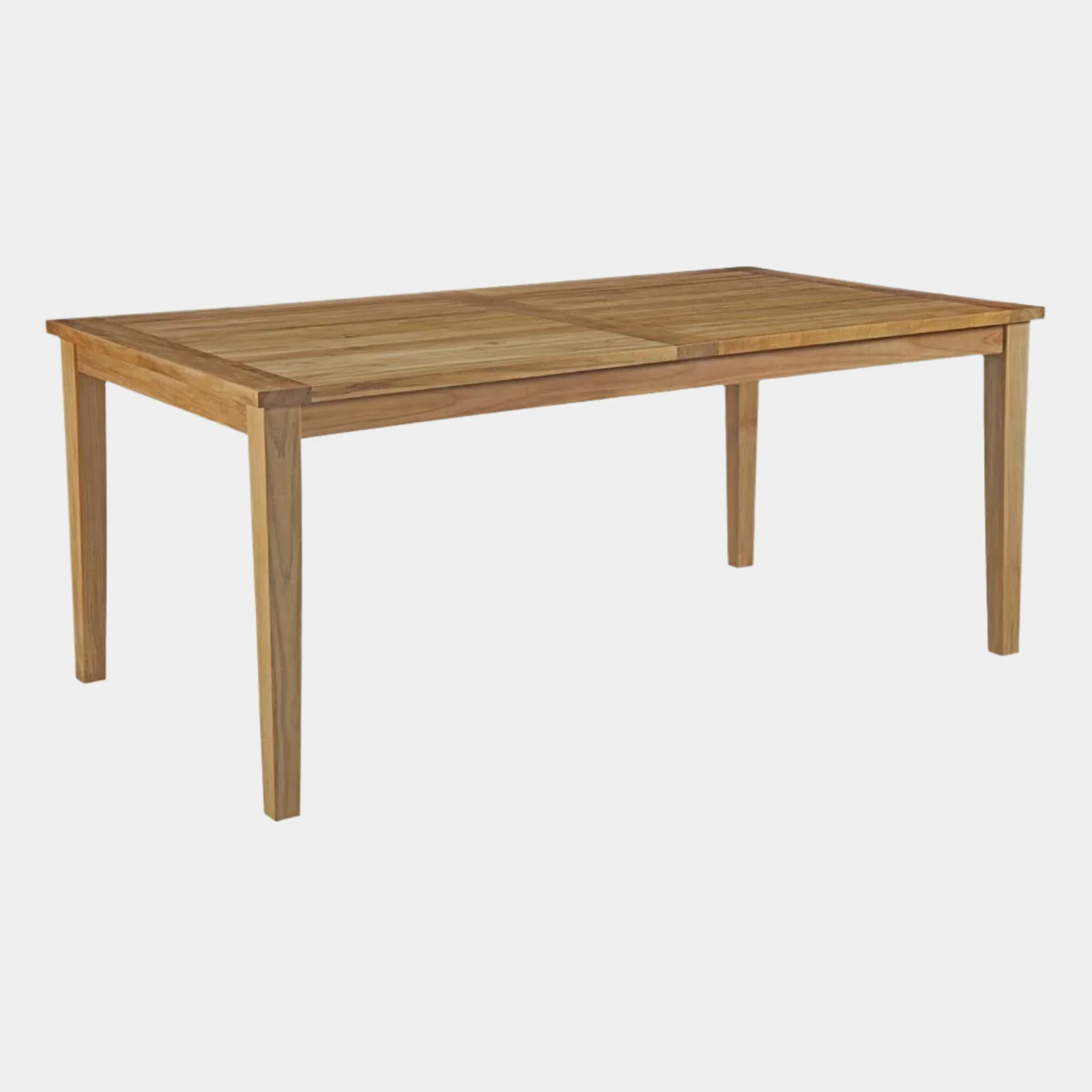 Marina 72" Outdoor Patio Teak Dining Table in Natural