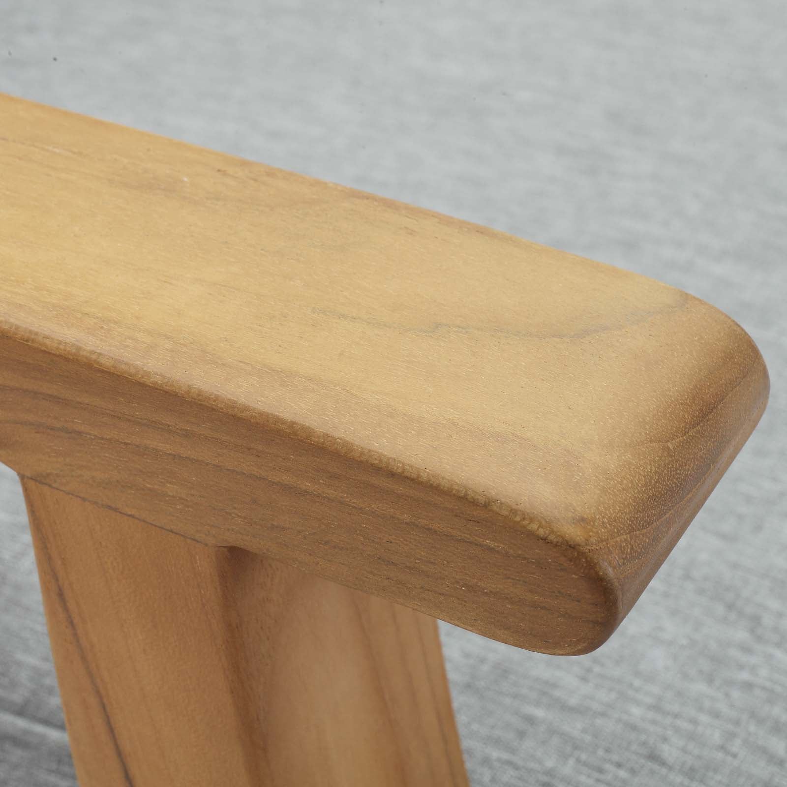 Marina Outdoor Patio Teak Loveseat - Image 5