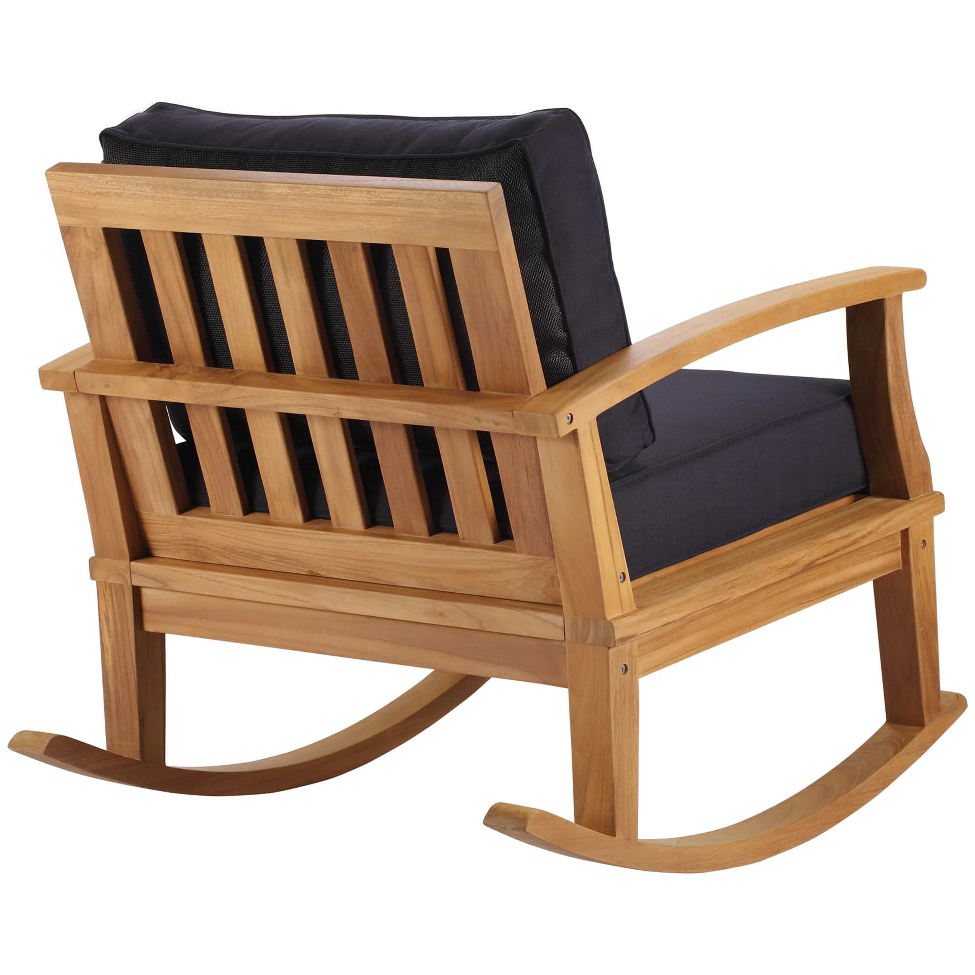 Marina Outdoor Patio Teak Rocking Chair - Image 11