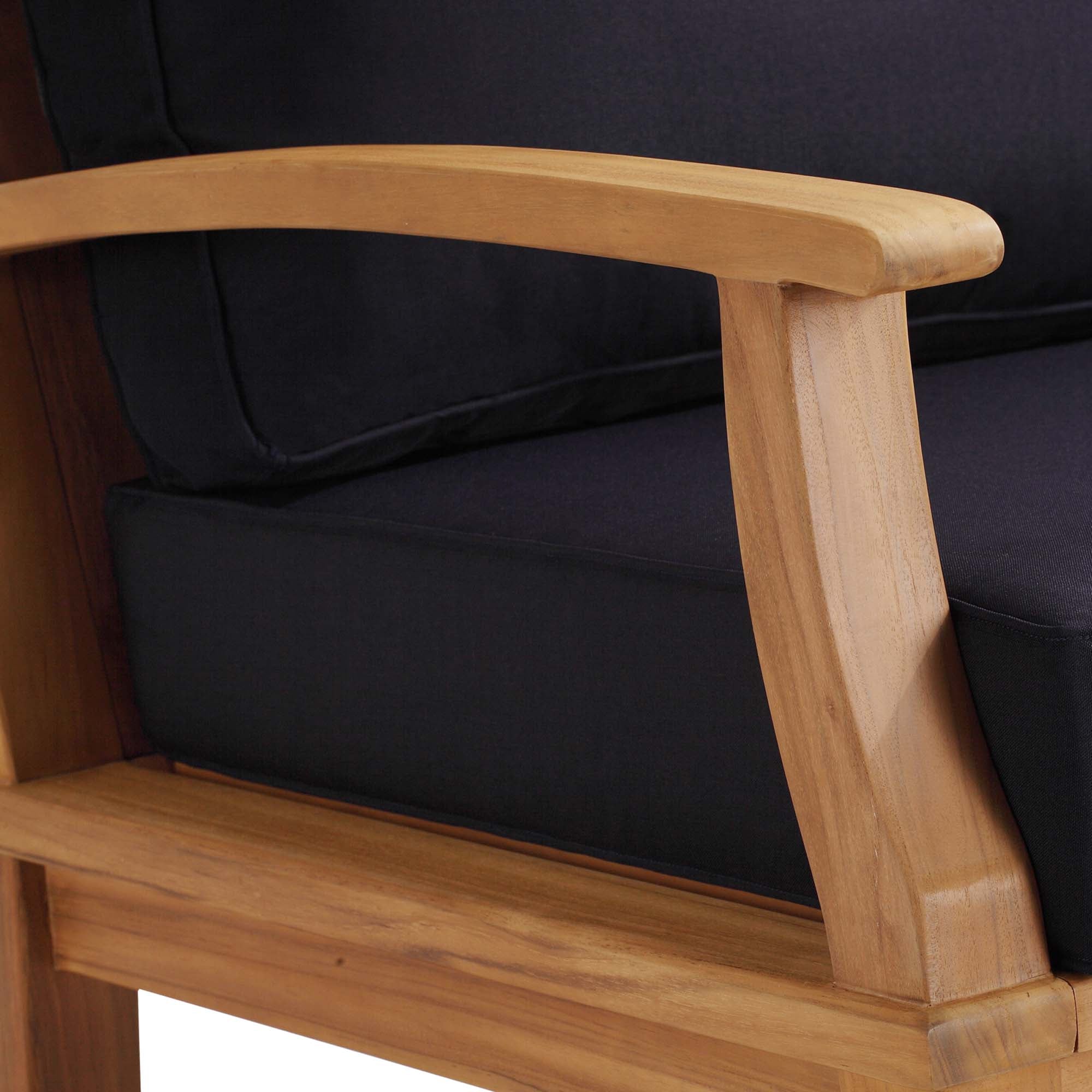 Marina Outdoor Patio Teak Rocking Chair - Image 13