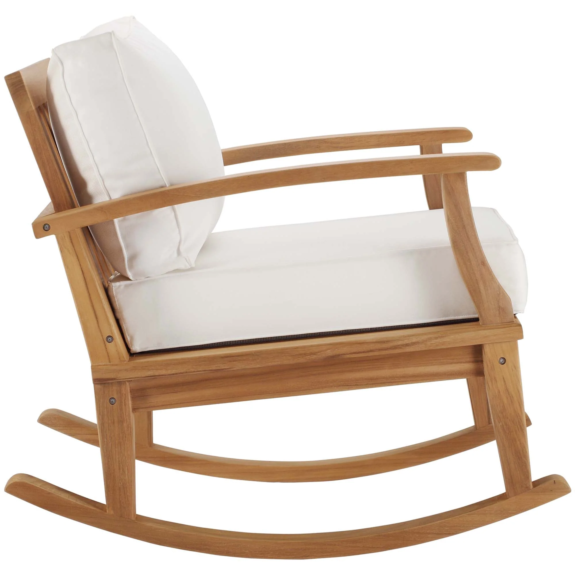 Marina Outdoor Patio Teak Rocking Chair - Image 18