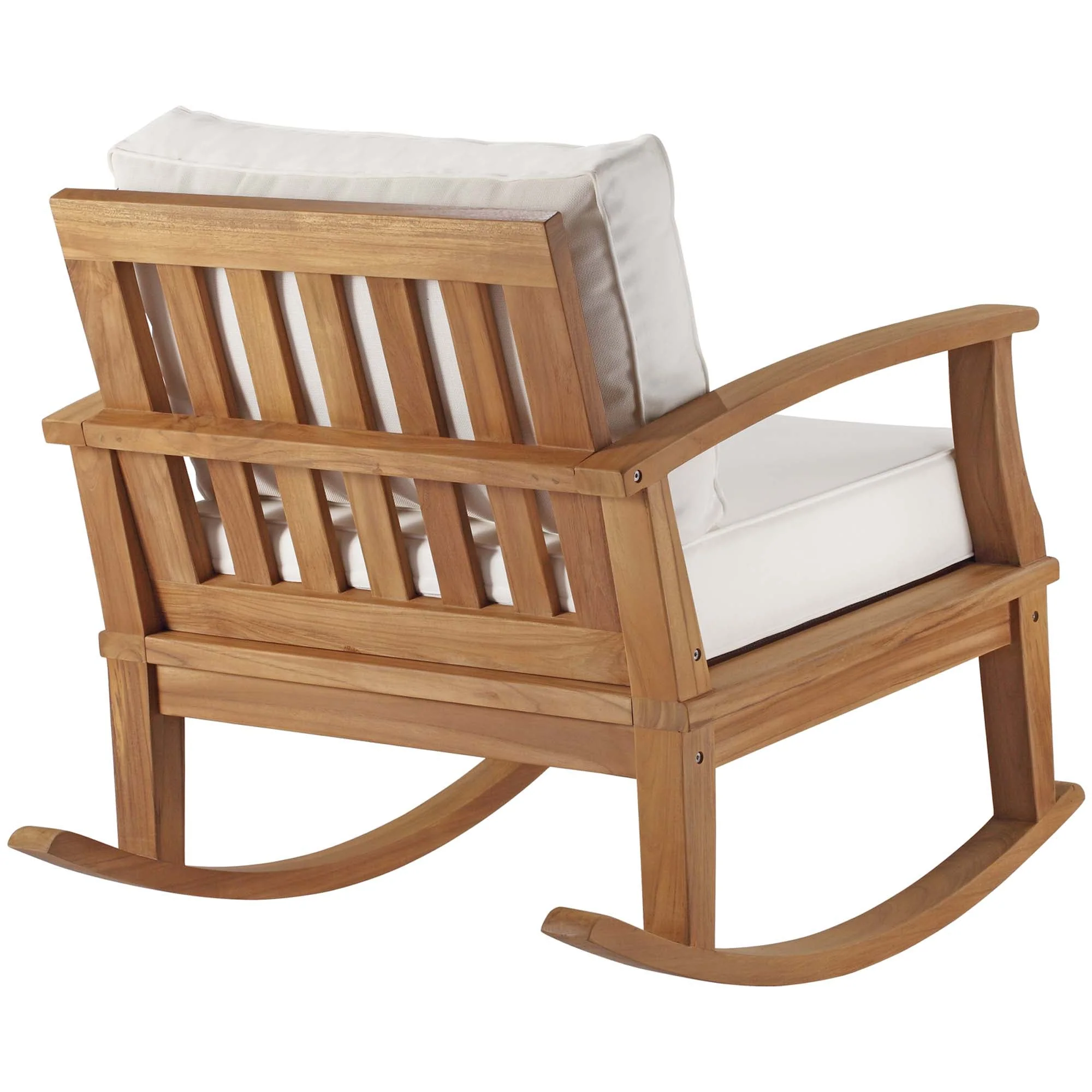 Marina Outdoor Patio Teak Rocking Chair - Image 19