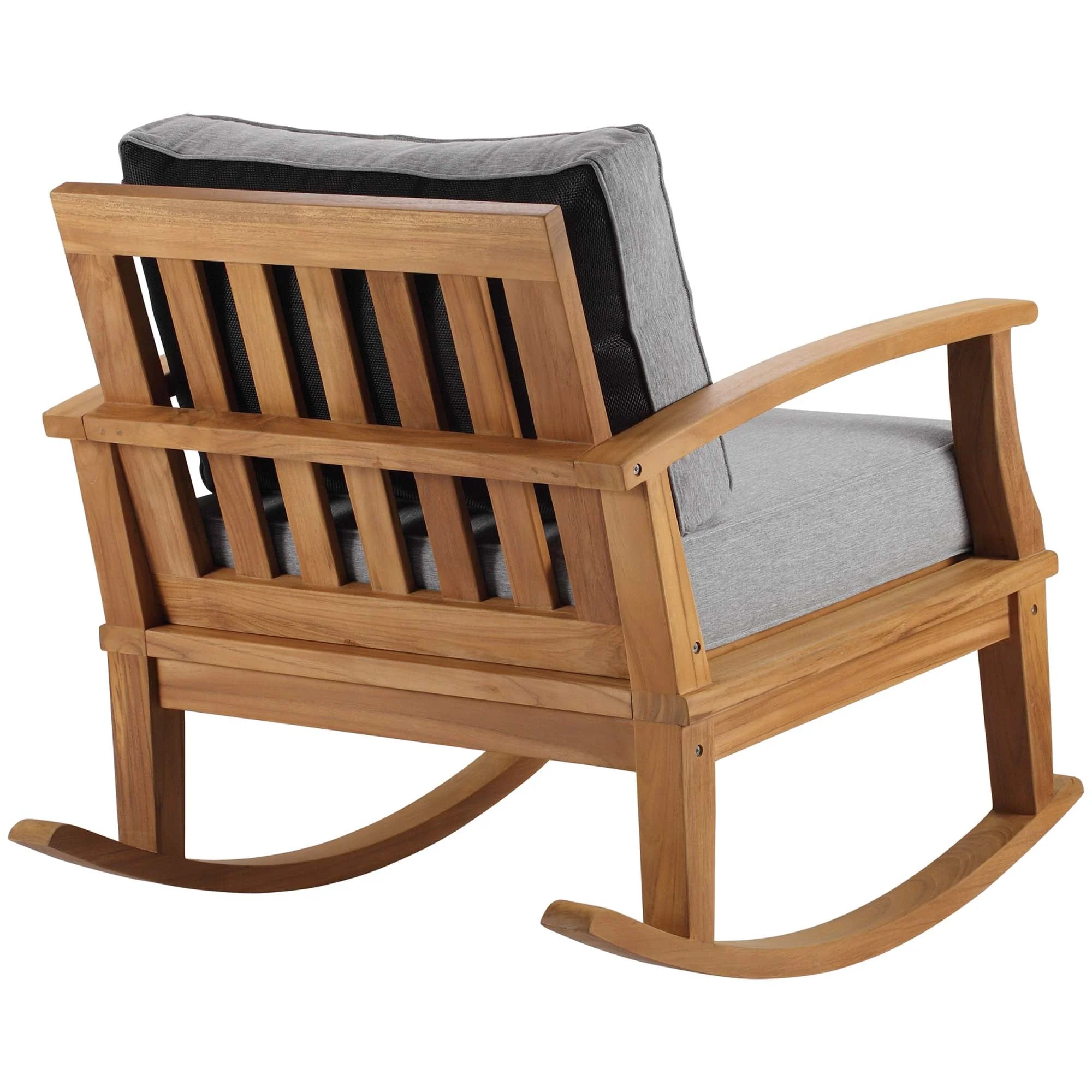 Marina Outdoor Patio Teak Rocking Chair - Image 4