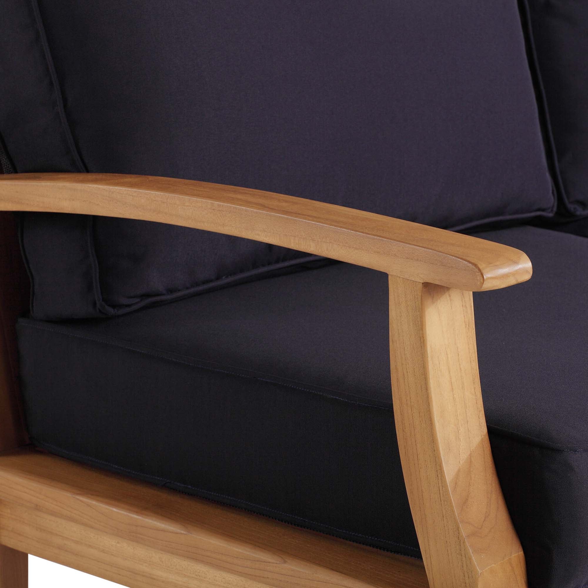 Marina Outdoor Patio Teak Sofa - Image 18