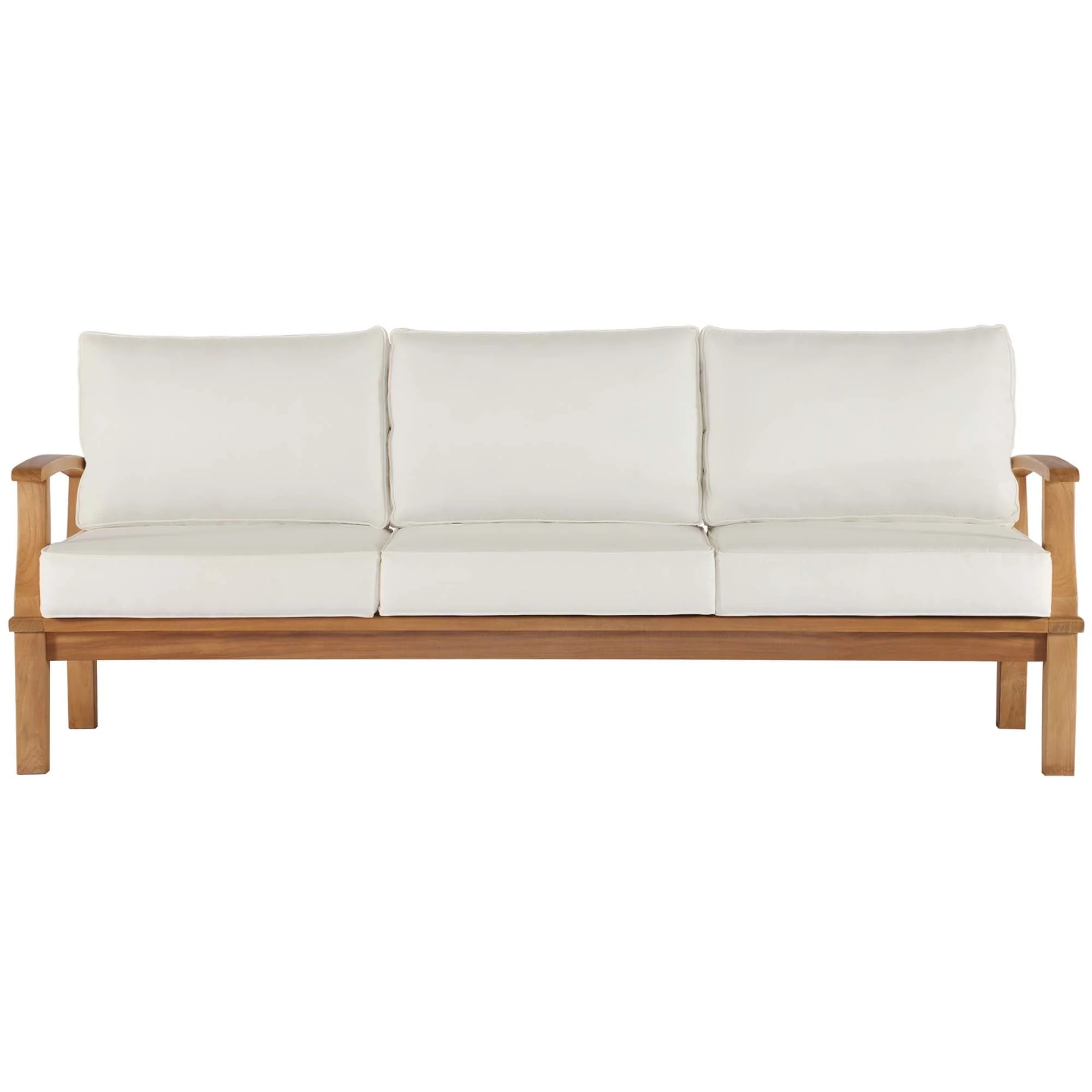 Marina Outdoor Patio Teak Sofa - Image 25