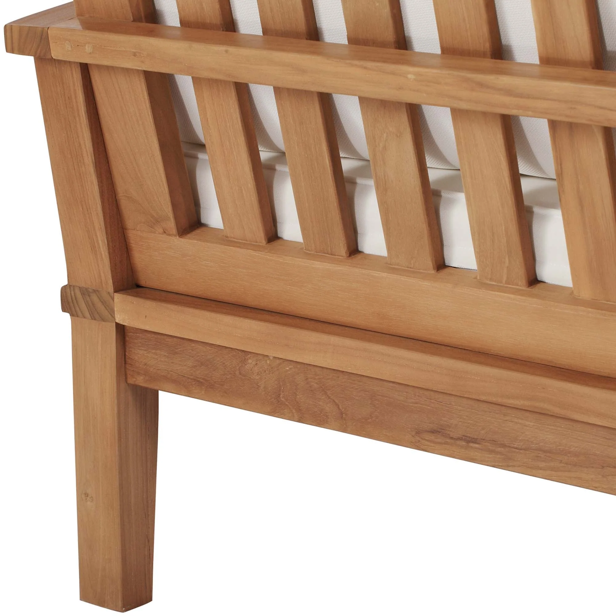 Marina Outdoor Patio Teak Sofa - Image 27