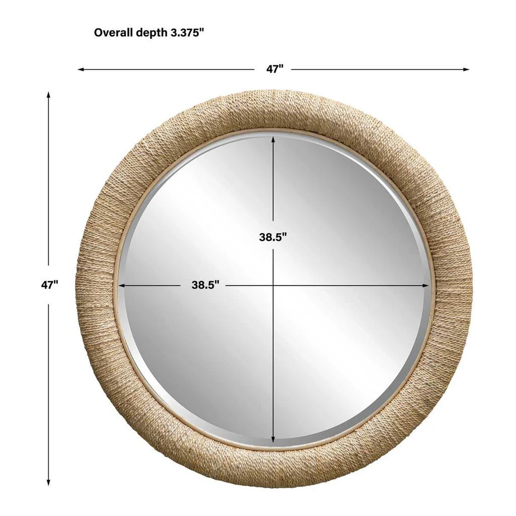 Mariner Round Mirror - Image 5