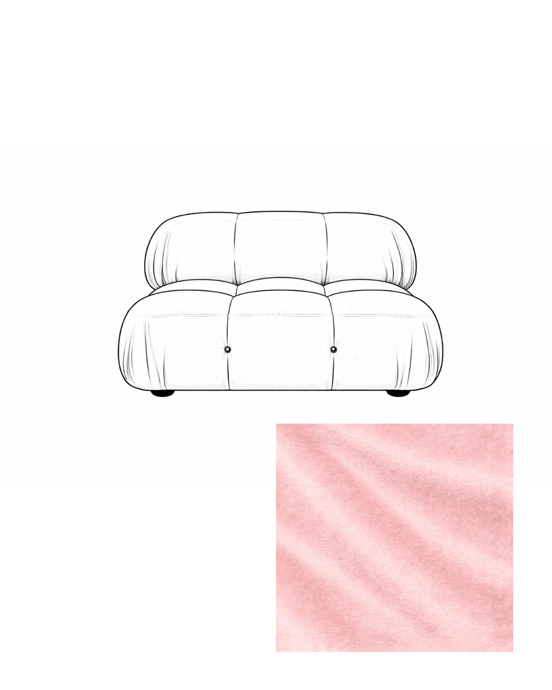 Mario Bellini Velvet Lounge Chair - Image 15