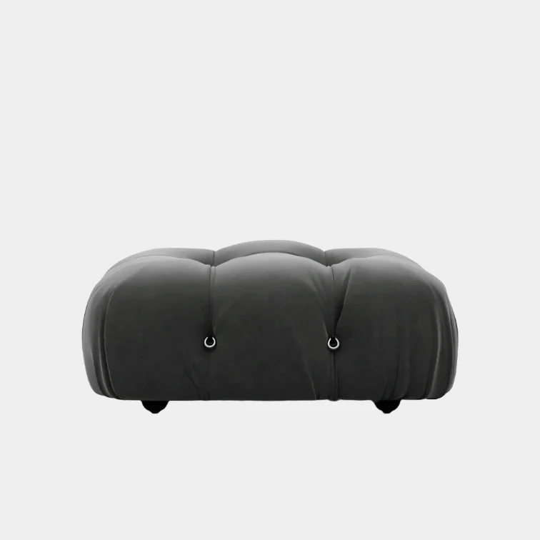Mario Bellini Velvet Ottoman (Reproduction) - Image 10