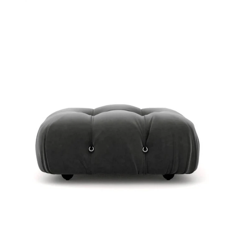 Mario Bellini Velvet Ottoman (Reproduction) - Image 11