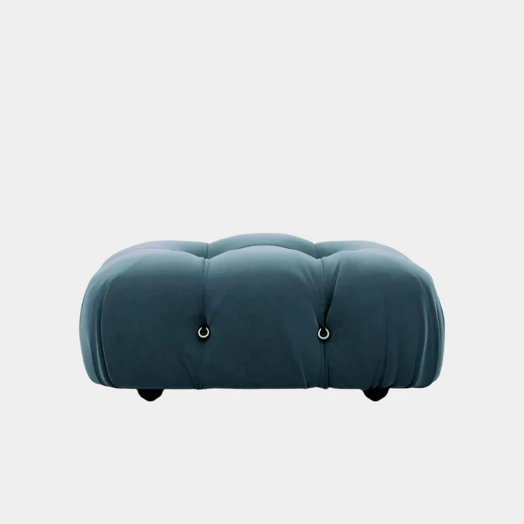 Mario Bellini Velvet Ottoman (Reproduction) - Image 14