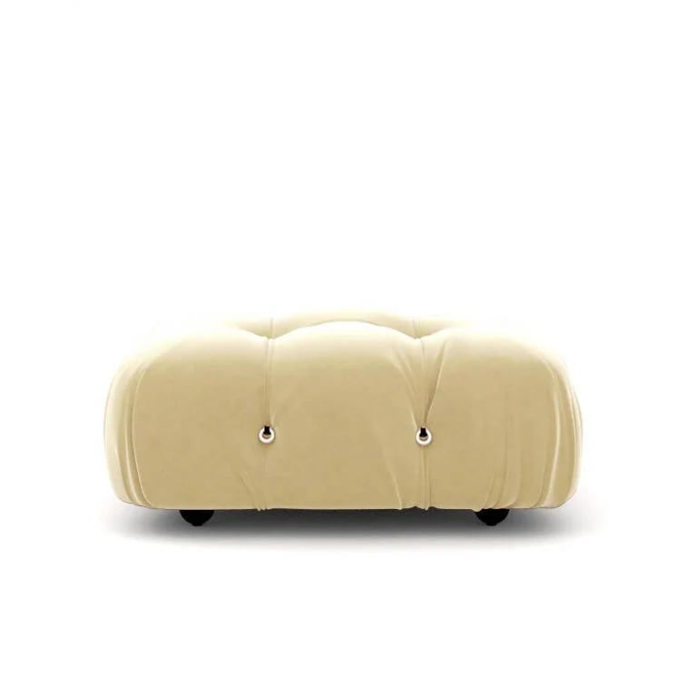 Mario Bellini Velvet Ottoman (Reproduction) - Image 5