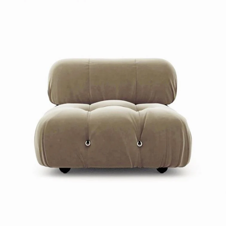 Mario Bellini Velvet Sofa - Middle Module - Image 12