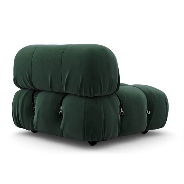 Mario Bellini Velvet Sofa - Middle Module - Image 8